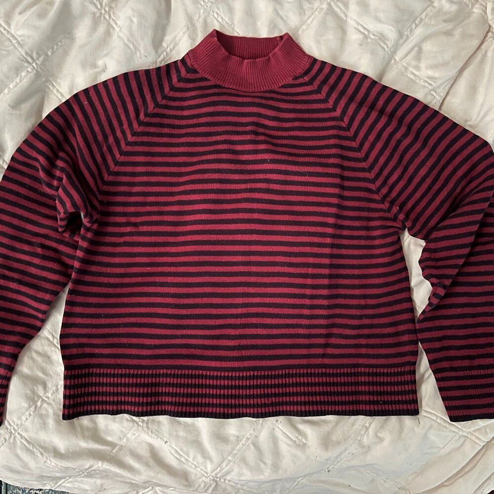 Everlane stripped cotton sweater